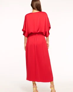 Ramy Brook Adiel Wrap Midi Dress New