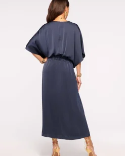 Ramy Brook Adiel Wrap Midi Dress New