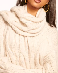 Ramy Brook Agnes Convertible Cardigan Sweater Oatmeal Sale