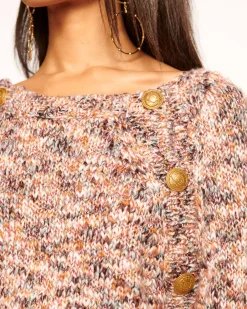 Ramy Brook Alden Long Sleeve Sweater Neutralcombo Sale