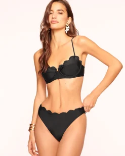 Ramy Brook Amani Scalloped Bikini Bottom Perfectpink Fashion