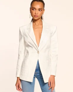 Ramy Brook Andrenetta Cotton Blazer Hot