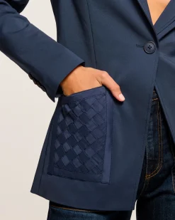 Ramy Brook Andrenetta Cotton Blazer Hot