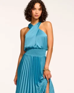 Ramy Brook Arina Halter Maxi Dress Best
