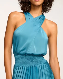 Ramy Brook Arina Halter Maxi Dress Best