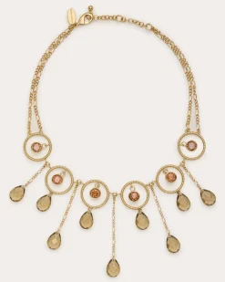 Ramy Brook Arrika Chandelier Necklace Brown Best