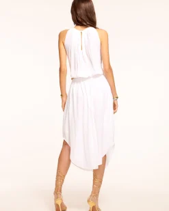 Ramy Brook Audrey Smocked Midi Dress Fashion