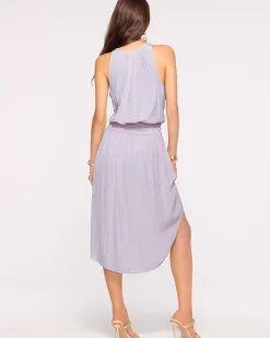 Ramy Brook Audrey Smocked Midi Dress Fashion