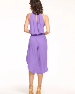 Ramy Brook Audrey Smocked Midi Dress Fashion