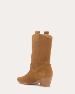 Ramy Brook Austin Suede Western Boots Saddlesuede Online