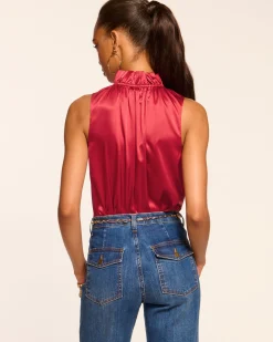 Ramy Brook Ayana Silk Tank Top Best