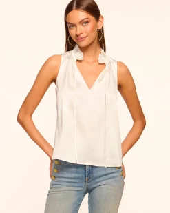 Ramy Brook Ayana Silk Tank Top Best