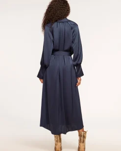 Ramy Brook Cecilia Belted Midi Dress Fashion