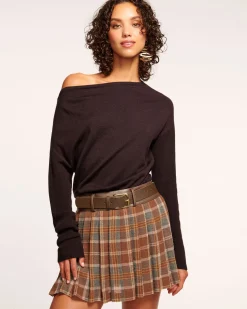 Ramy Brook Chance Wool Off-The-Shoulder Sweater Best