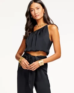 Ramy Brook Cheryl One-Shoulder Crop Top Fashion