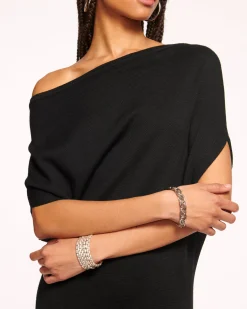 Ramy Brook Chet Wool Off-The-Shoulder Sweater Dress Fashion