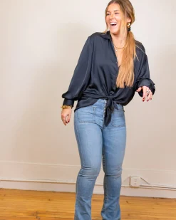 Ramy Brook Cindy High-Rise Flare Jean Best