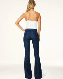 Ramy Brook Cindy High-Rise Flare Jean Best