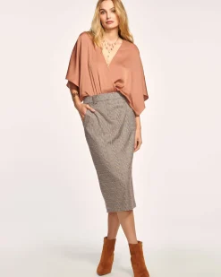 Ramy Brook Clarissa Midi Skirt Pinotphoenix Best
