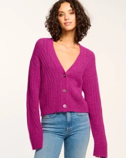 Ramy Brook Cornelius Wool Cardigan Sweater Hot