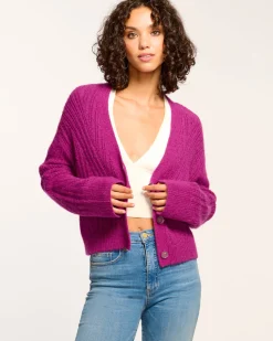 Ramy Brook Cornelius Wool Cardigan Sweater Hot