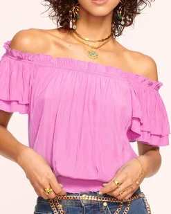 Ramy Brook Cressida Off-The-Shoulder Top Outlet