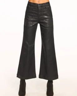 Ramy Brook Cropped Metallic Clifford Jean Blackmetallic Discount