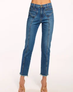 Ramy Brook Cropped Zayne High-Rise Skinny Jean Mediumwash Discount