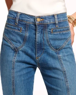 Ramy Brook Cropped Zayne High-Rise Skinny Jean Mediumwash Discount