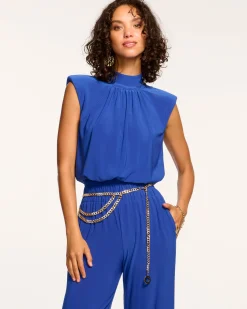 Ramy Brook Dani Sleeveless Jumpsuit Lapis Online