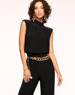 Ramy Brook Dani Sleeveless Jumpsuit Black Online