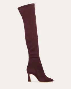 Ramy Brook Dara Suede Over-The-Knee Boots Clearance