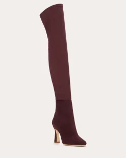 Ramy Brook Dara Suede Over-The-Knee Boots Clearance