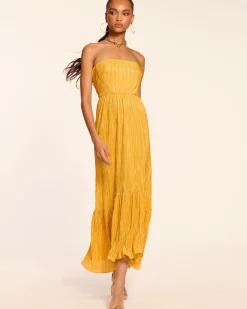 Ramy Brook Devyani Strapless Maxi Dress Daisypleats New