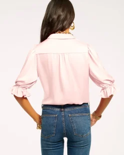 Ramy Brook Dina Button Down Bodysuit Best