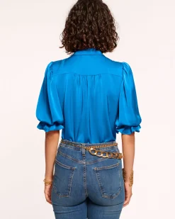 Ramy Brook Dina Button Down Bodysuit Best