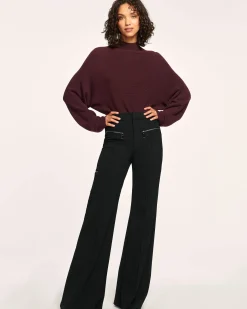 Ramy Brook Emory Wide Leg Pant Black Fashion