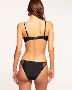 Ramy Brook Ensley Bikini Bottom Black Hot
