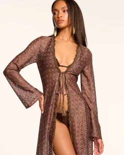 Ramy Brook Fatima Coverup Dress Brownzigzag Best