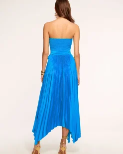 Ramy Brook Fernanda Strapless Midi Dress Pinotnoir Online