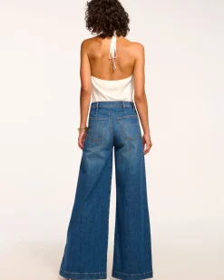 Ramy Brook Flores High-Rise Wide Leg Jean Mediumwash New