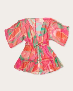 Ramy Brook Girls Alaiya Coverup Dress Pinkpalm Outlet