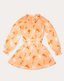 Ramy Brook Girls Daniela Mini Dress Peach Discount