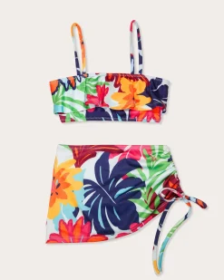 Ramy Brook Girls Leanna Bikini Set Tropicalflower Clearance