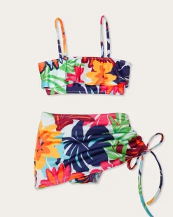 Ramy Brook Girls Leanna Bikini Set Tropicalflower Clearance