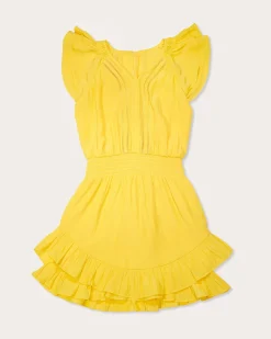 Ramy Brook Girls Lola Ruffle Mini Dress Yuzu Fashion