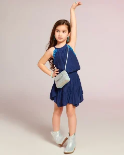 Ramy Brook Girls Rowan Embellished Mini Dress Discount