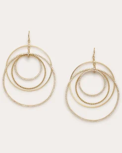 Ramy Brook Haiden Hoop Earrings Gold Discount