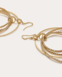 Ramy Brook Haiden Hoop Earrings Gold Discount