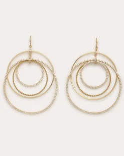 Ramy Brook Haiden Hoop Earrings Gold Discount